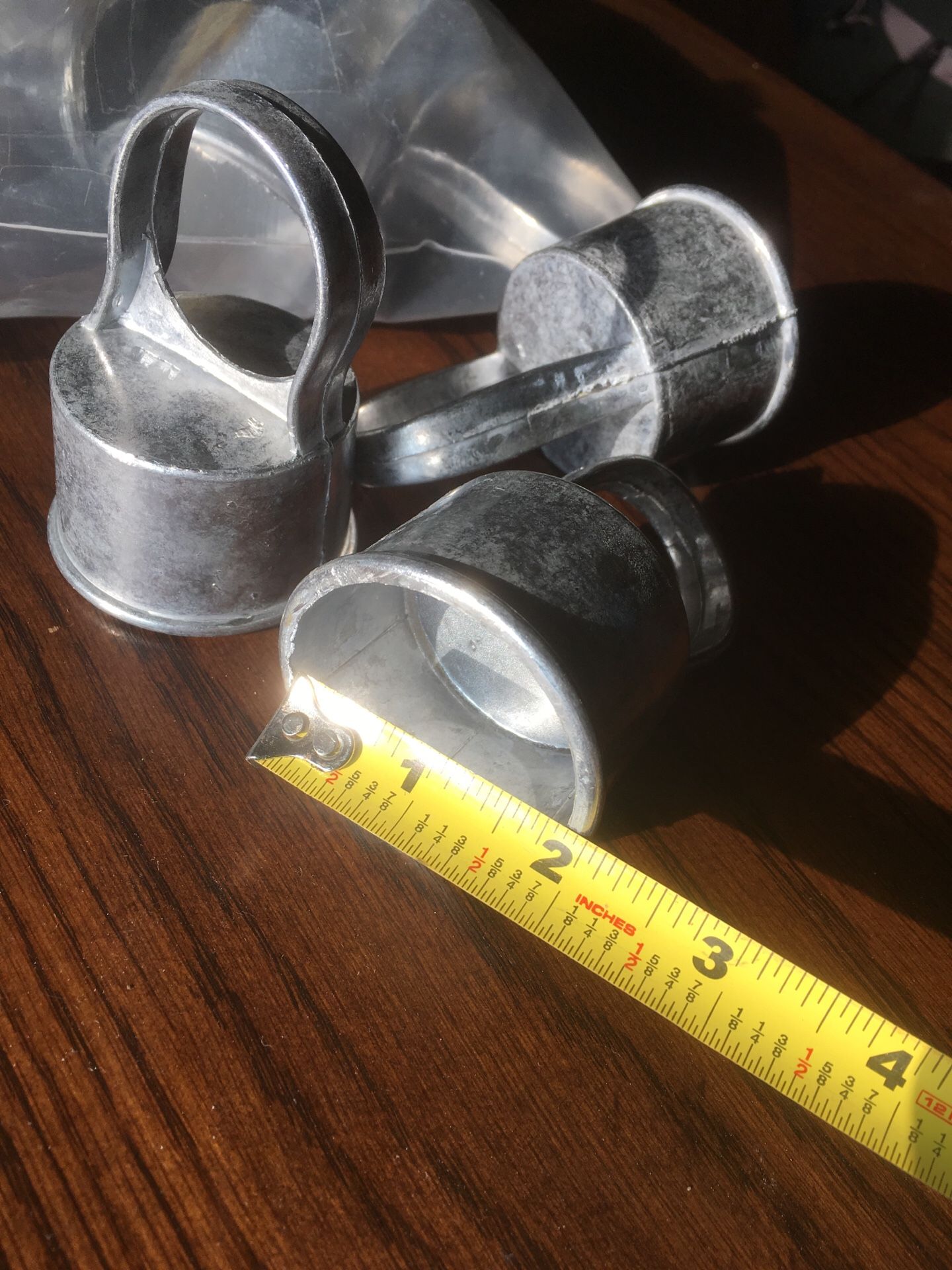Chain link fence post tops
