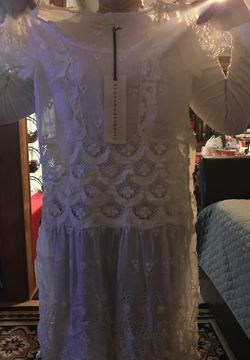White dress. Size small. Retails $326