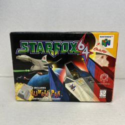 Star Fox 64 (Nintendo 64 N64, 1997) CIB