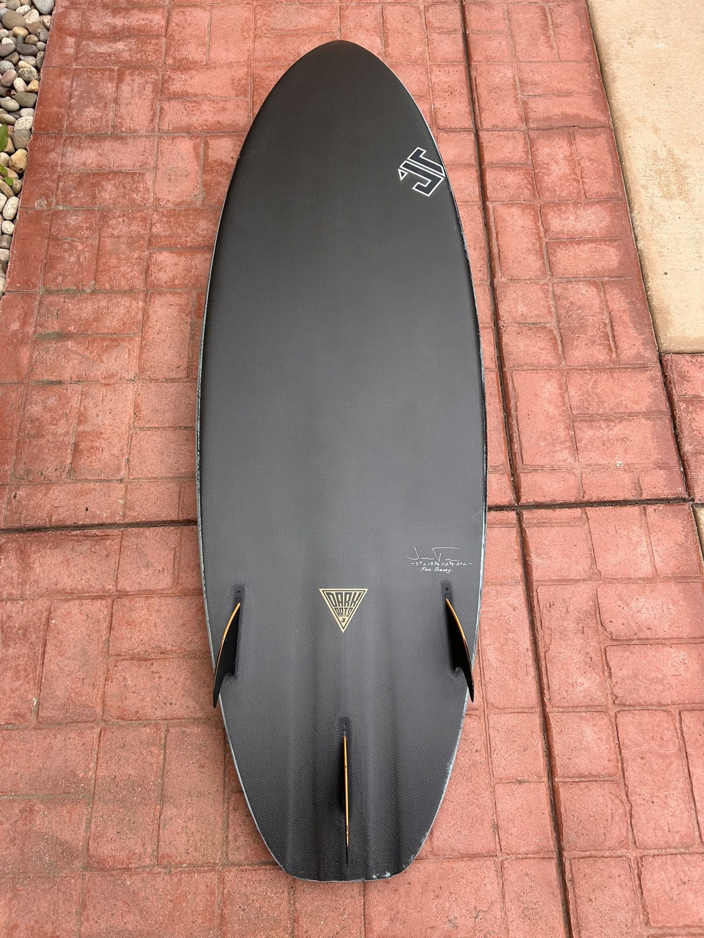 JT Surfboards (Dark Arts) Fully Carbon Fiber, Amazing Condition!