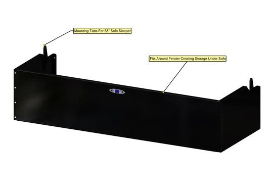Van 58" REAR DINETTE/BED SETUP FOR 07+ SPRINTER VANS - CARBON FIBER VINYL RB Components