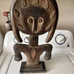 Inca Wood Statue God