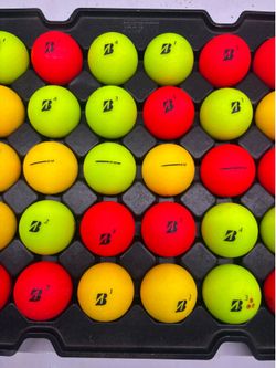 Bridgestone e12 color golf balls $10 per dozen