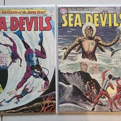 DC Comics Sea Devils Lot, 4 Comics Total