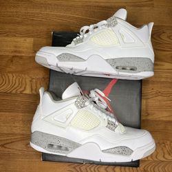White Oreo 4s Size 10 