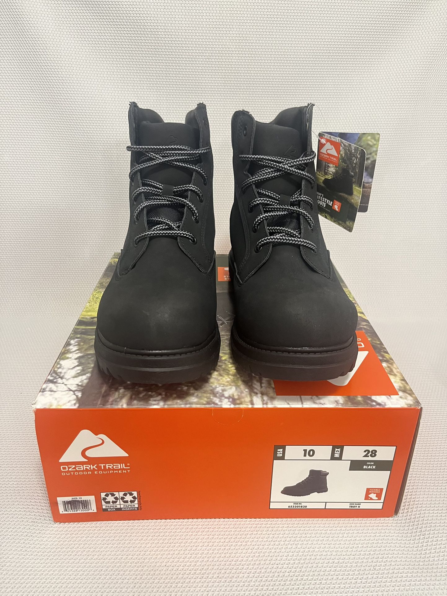 New Mens  Boots High-Top Size 10