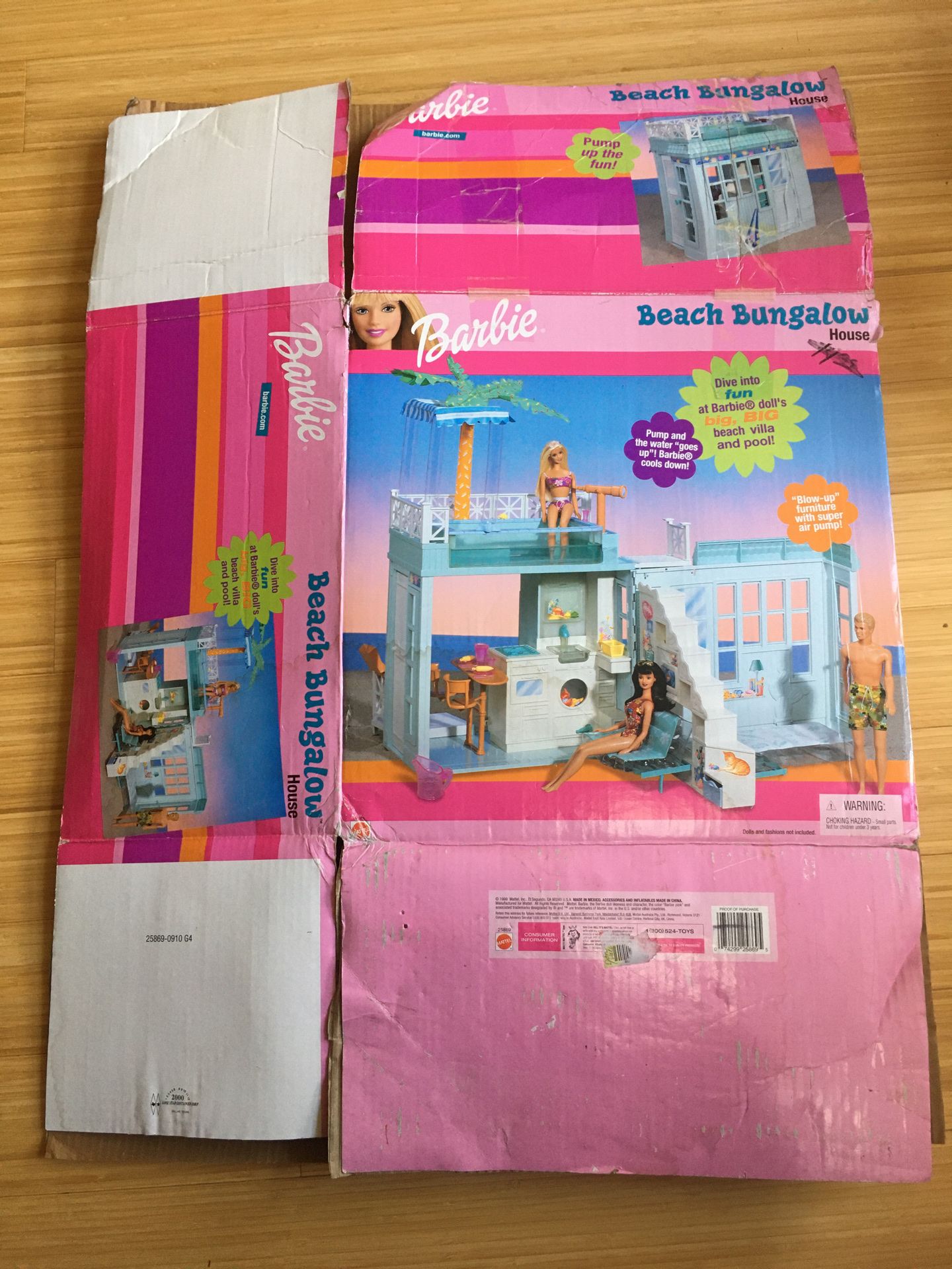 Barbie Beach Bungalow House Box Only