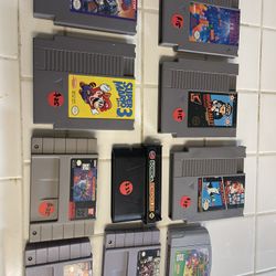 Nintendo Supernintendo Sega Retro Games