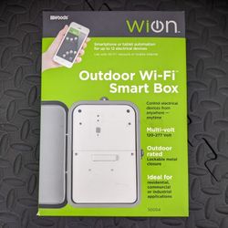 Wion Outdoor Wi-Fi Smart Box samrt phone ot tablet automation New in Box