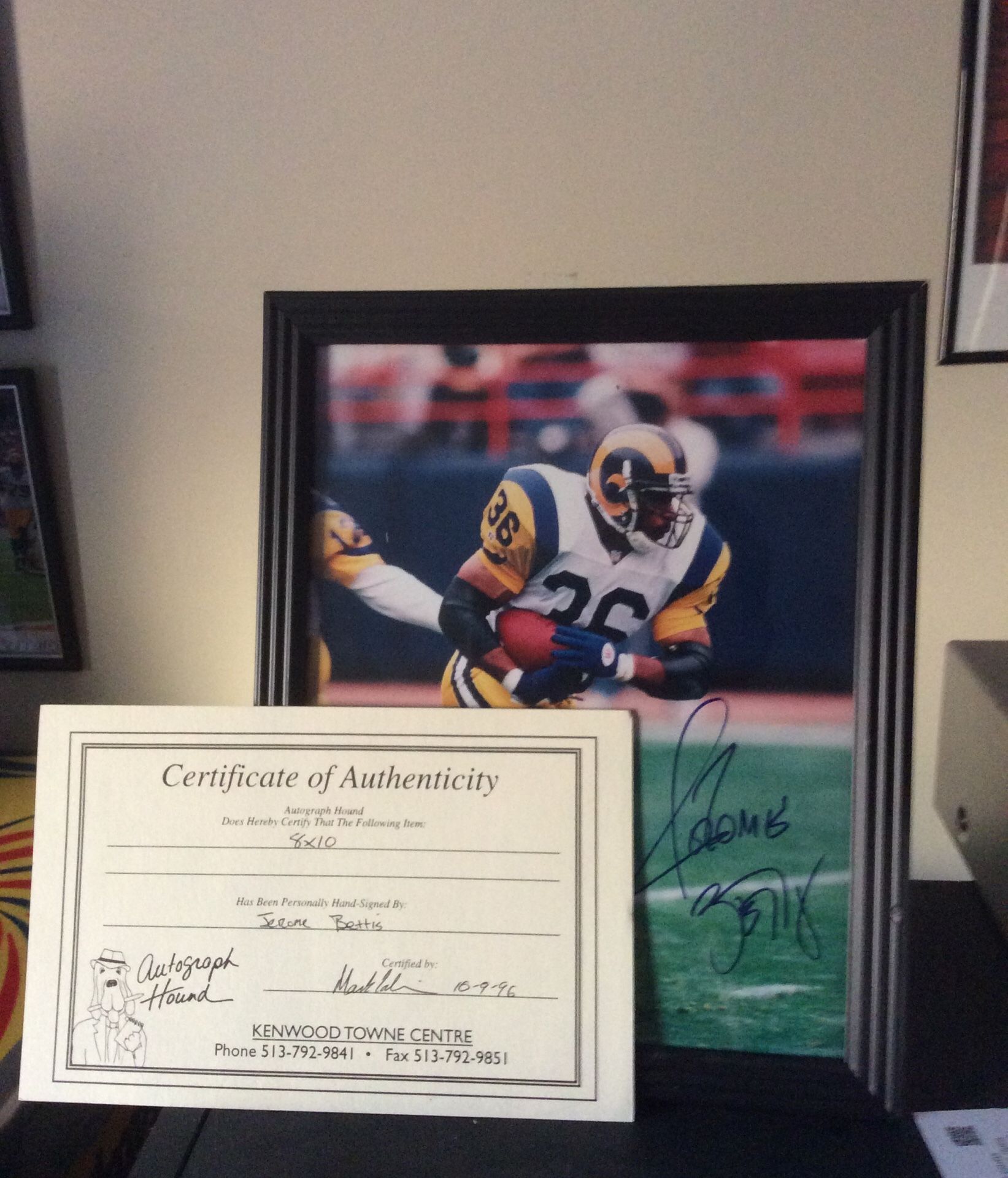 Jerome Bettie autograph