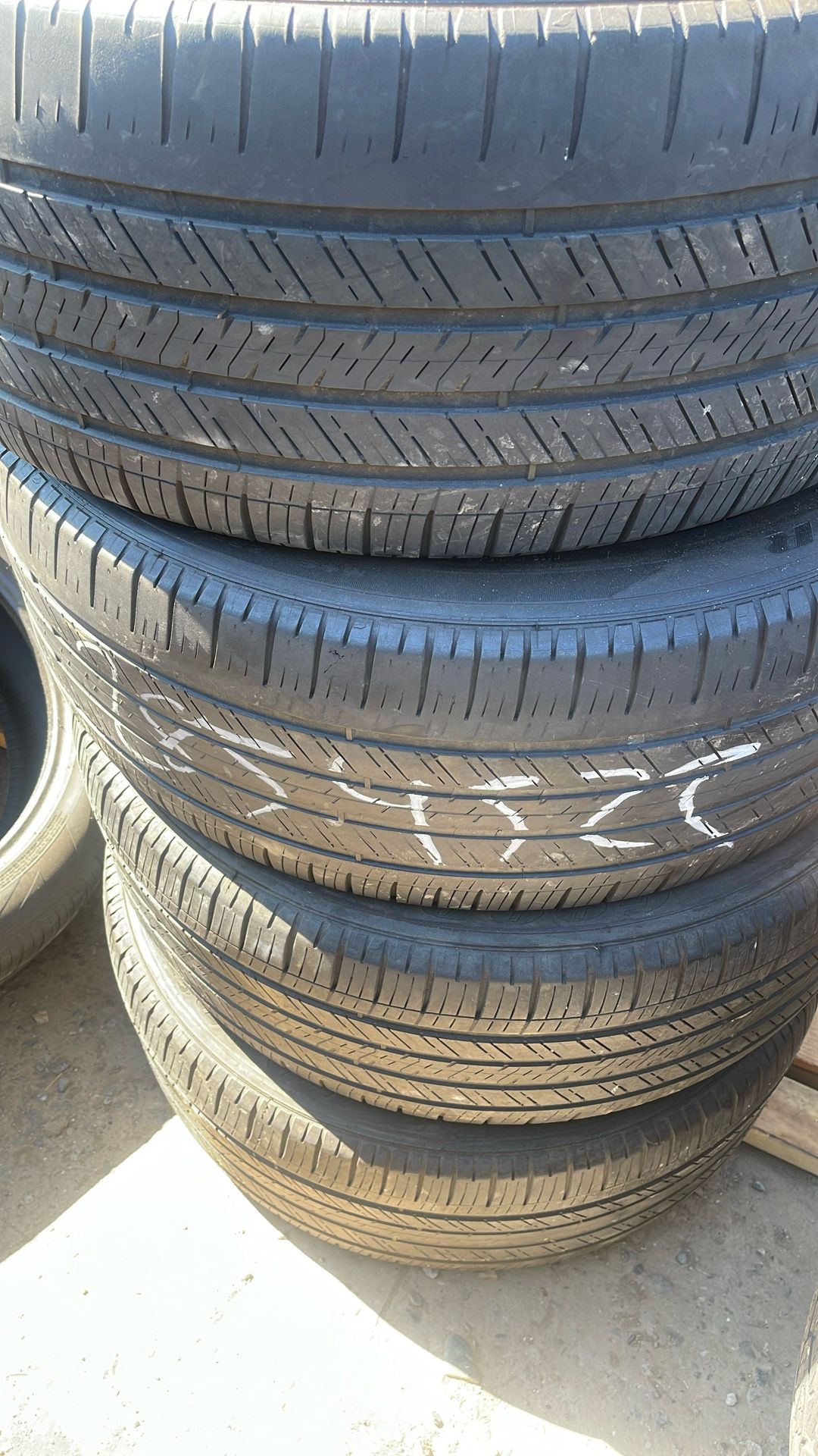 285-45-22 Goodyear Used Set