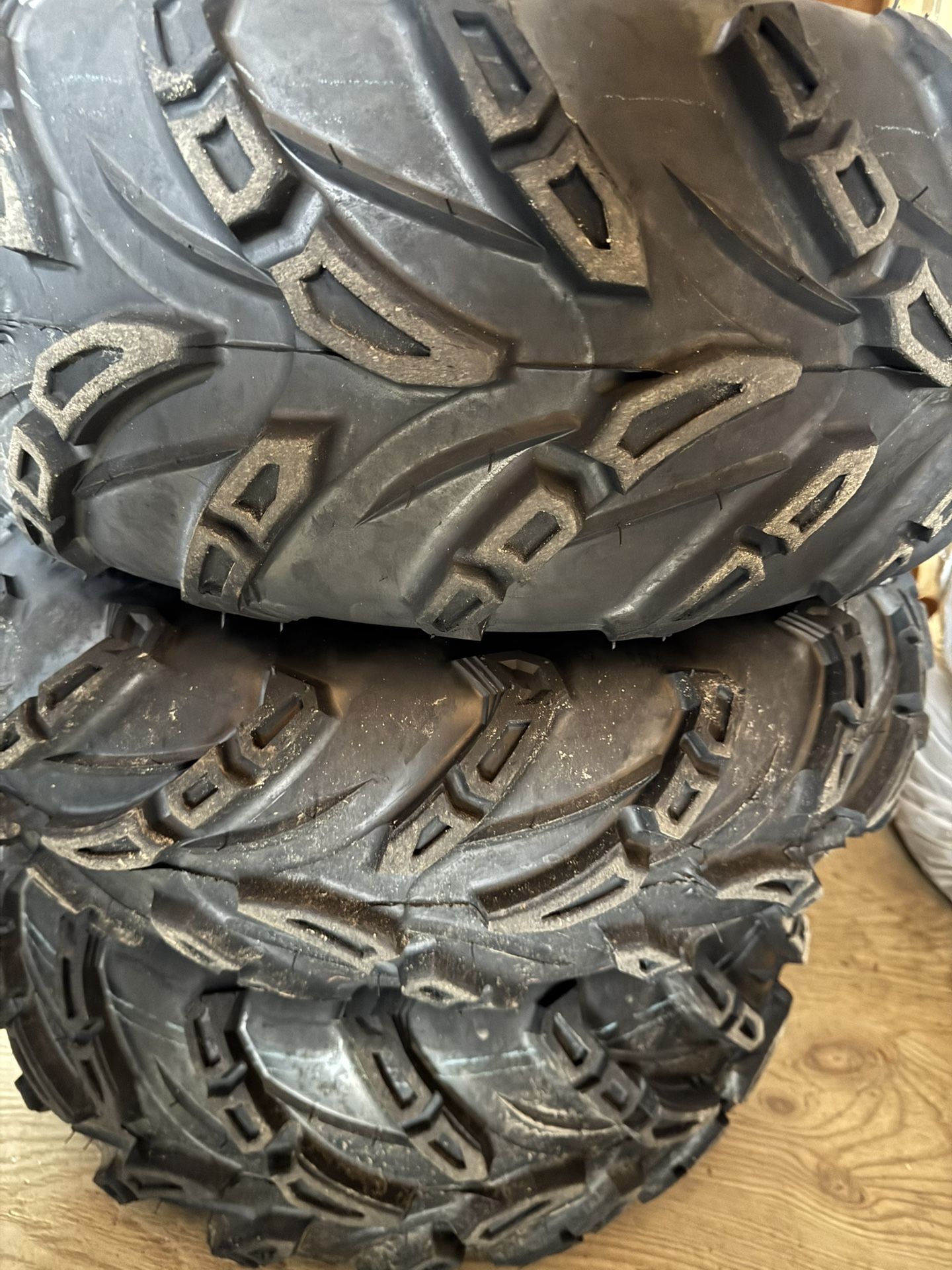 Set Of 4 CST Atv Tires And Wheels 