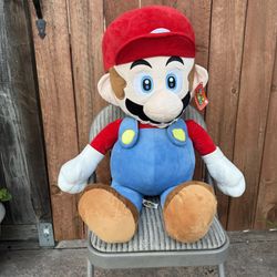 Super Mario 3 Ft TALL (36 inch) Good Stuff Jumbo Plush (2017) Official Nintendo 