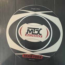 MTX 10 Inch Subwoofer 