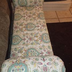 Chaise Armless For End Of Bed Shoe Dressing 