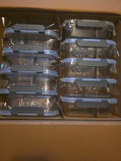 glass prep meal containers