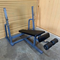 Commercial Olympic Decline Weight Bench- Gym Equipment Bars & Plates Available 