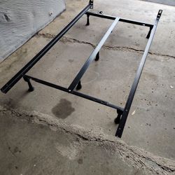 Twin Bed Frame (Expands to Queen) + Twin Box Spring