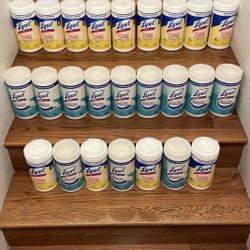 Lysol Canister Disinfectant Wipes (x6 for $15)