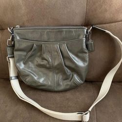 Coach Sage Green Crossbody Purse