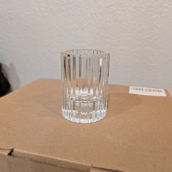 Clear Ribbed T Lights
