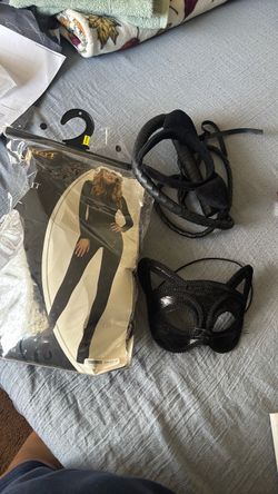 Black zip up catsuit