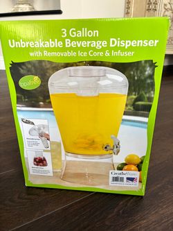 CreativeWare 3 Gallon Unbreakable Beverage Dispenser (Model RM-BEV08)