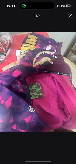 Bape hoodie size medium