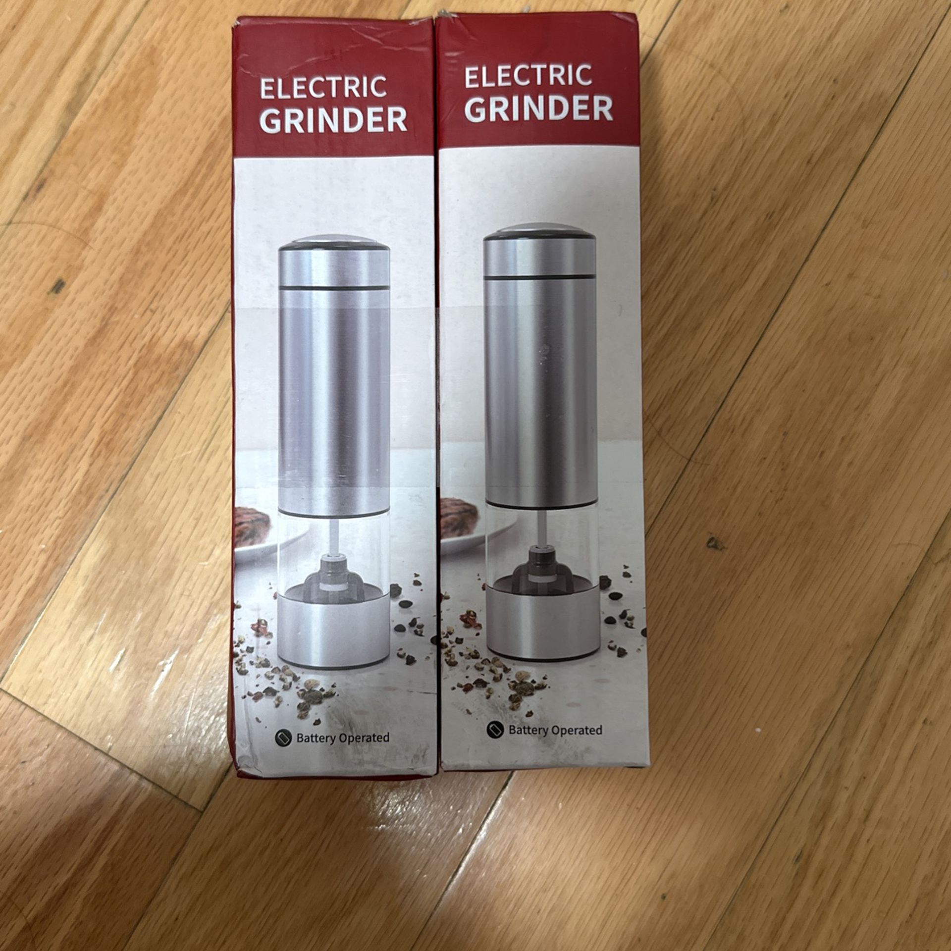 Rechargeable Electric Salt and Pepper Grinder Set with Holder - for Sale in  Downey, CA - OfferUp