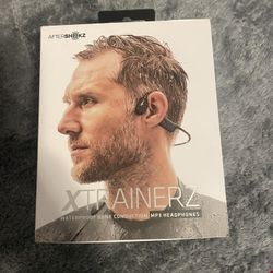 Aftershokz Xtrainerz Bone Conduction MP3 Swimming Headphones, Black Diamond