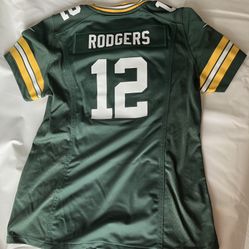  Nike On Field Green Bay Packers Aaron Rodgers Jersey Womens Large