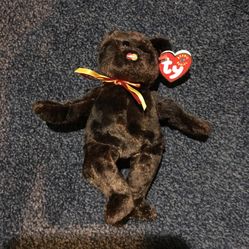 M.C Bear Beanie Baby Very Rare