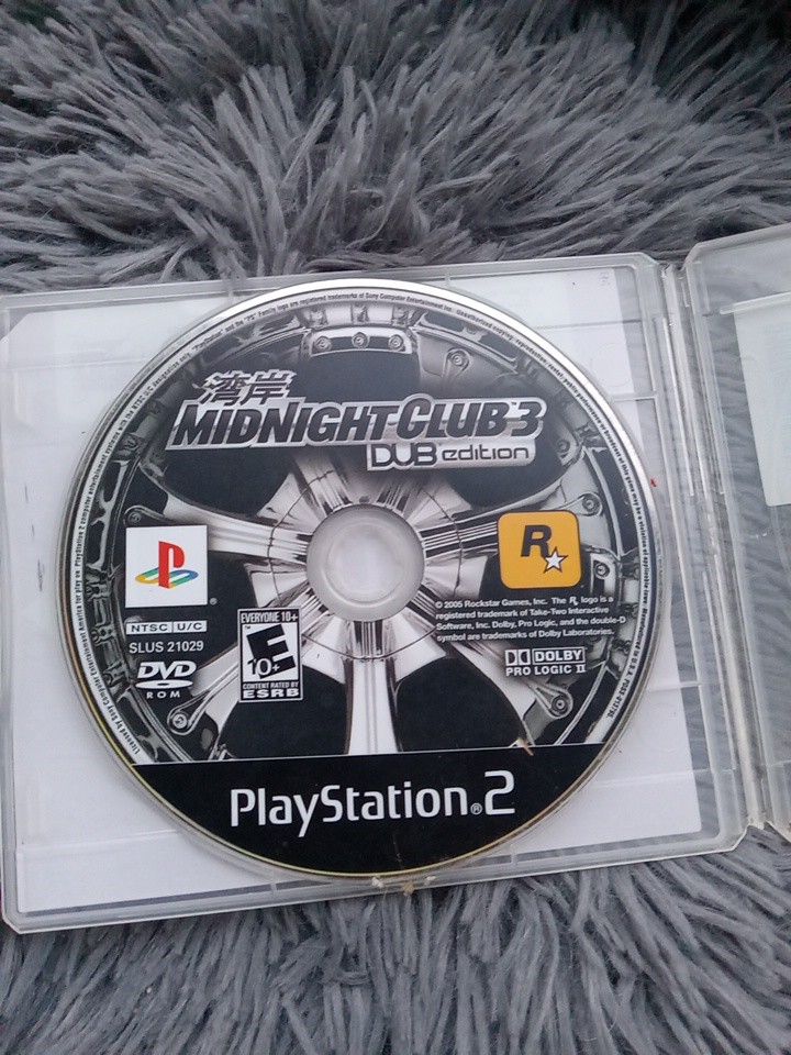 PS2 MIDNIGHT CLUB 3 DUB EDITION