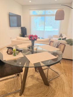 Glass Table - Basically Brand New