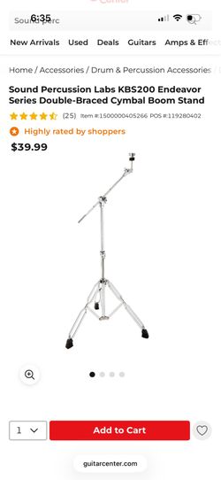 SP labs cymbal stand