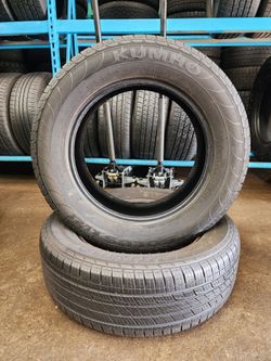 🔥 (2) 225 65 17 Kumho All Season Tires