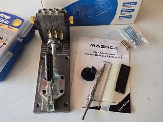 Massca M1 Aluminum Pro pocket hole jig kit