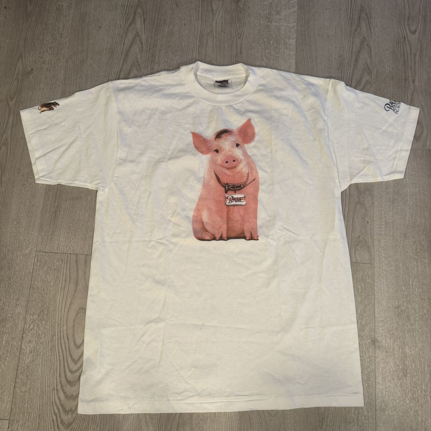 BABE PIG IN THE CITY 映画Tシャツ ホワイト Review: Babe: Pig In The