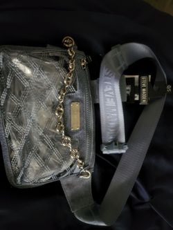 Steve Madden clear fanny pack