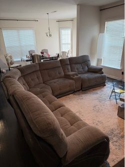 Power recliner sectional sofa