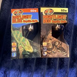 Reptile Daylight And nightlight Bulbs