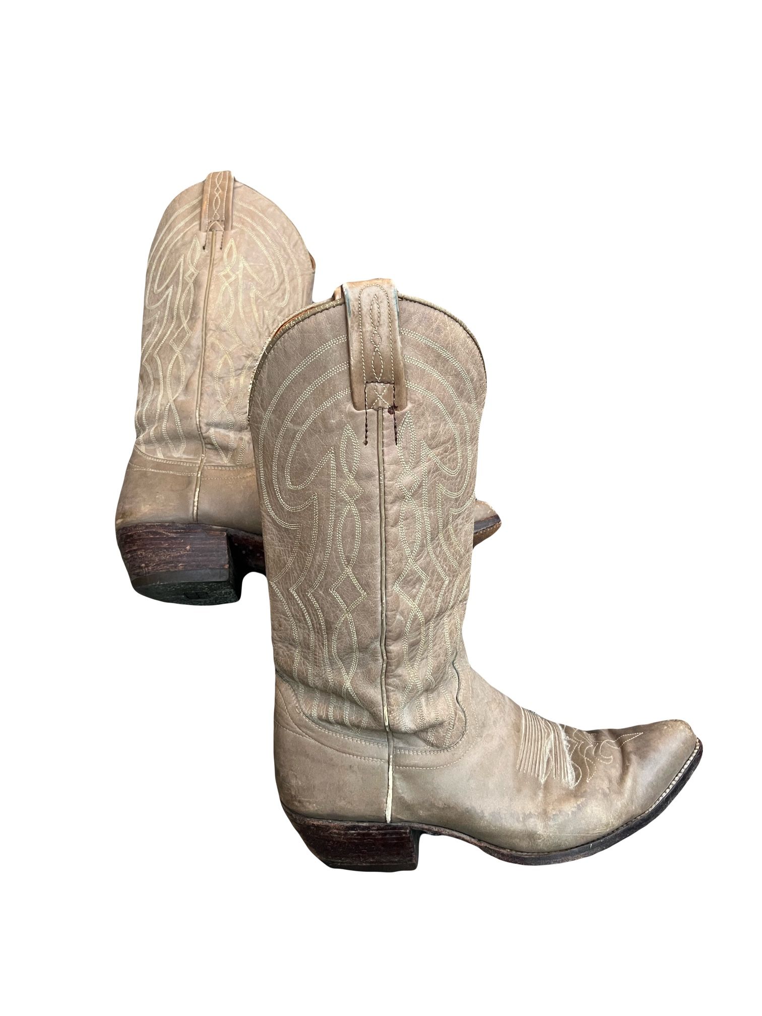 Dan Post Tan Western Cowboy Boots