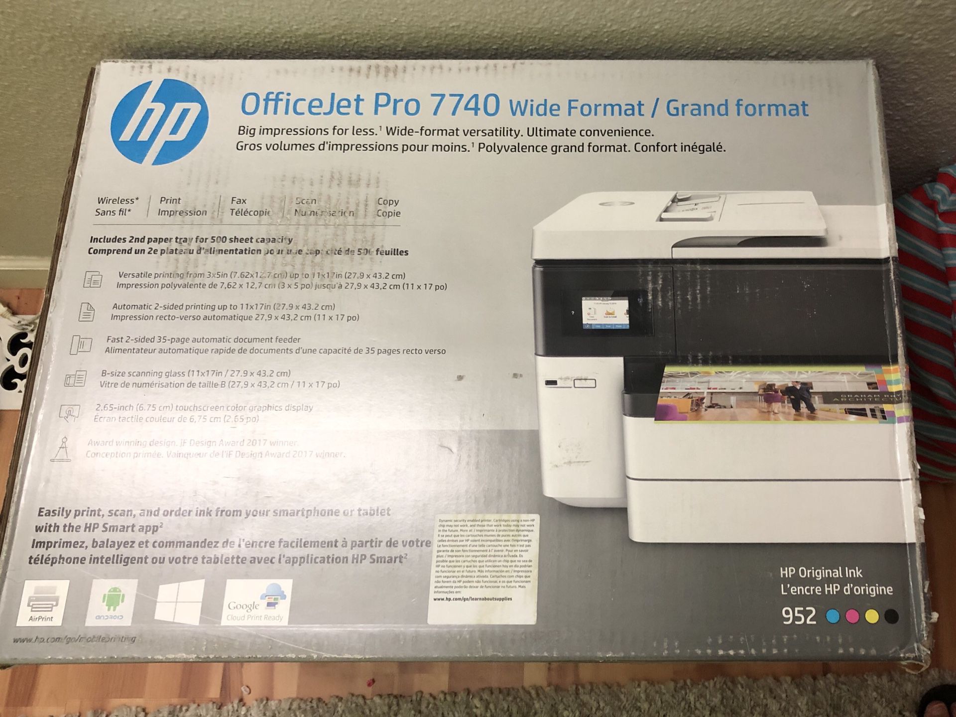 officejet pro 7740 wide format printer