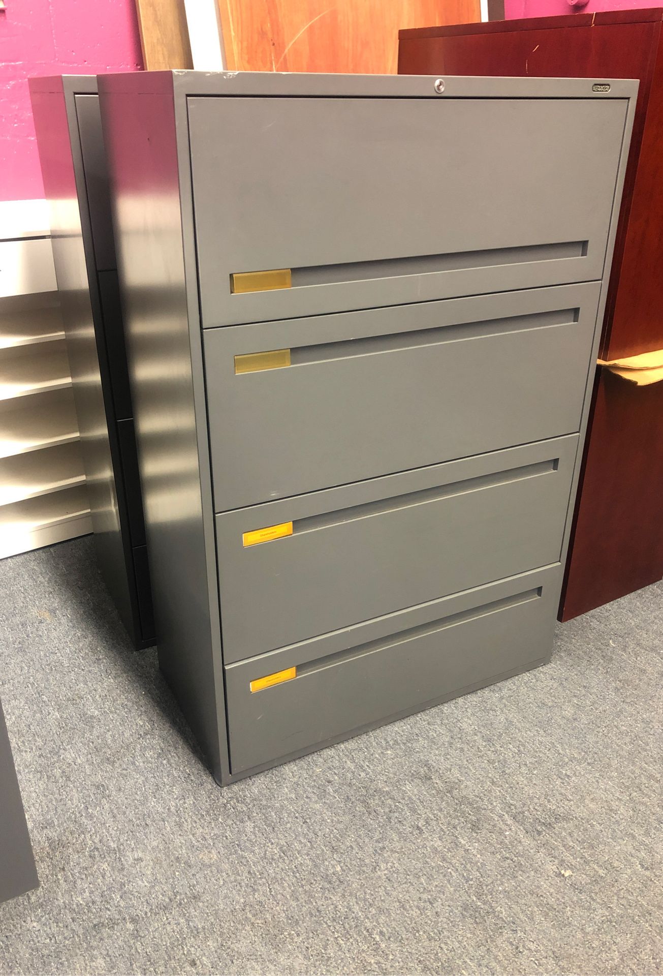 4 draw lateral files 36” by ki