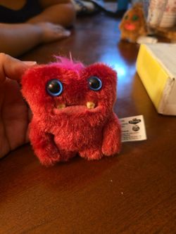 Fuggler Small Red Monster Plush Toy