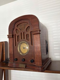 Vintage radio + cassette player