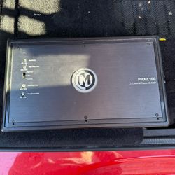 Memphis Audio PRX2.100 2 Channel Car Audio Subwoofer Amplifier