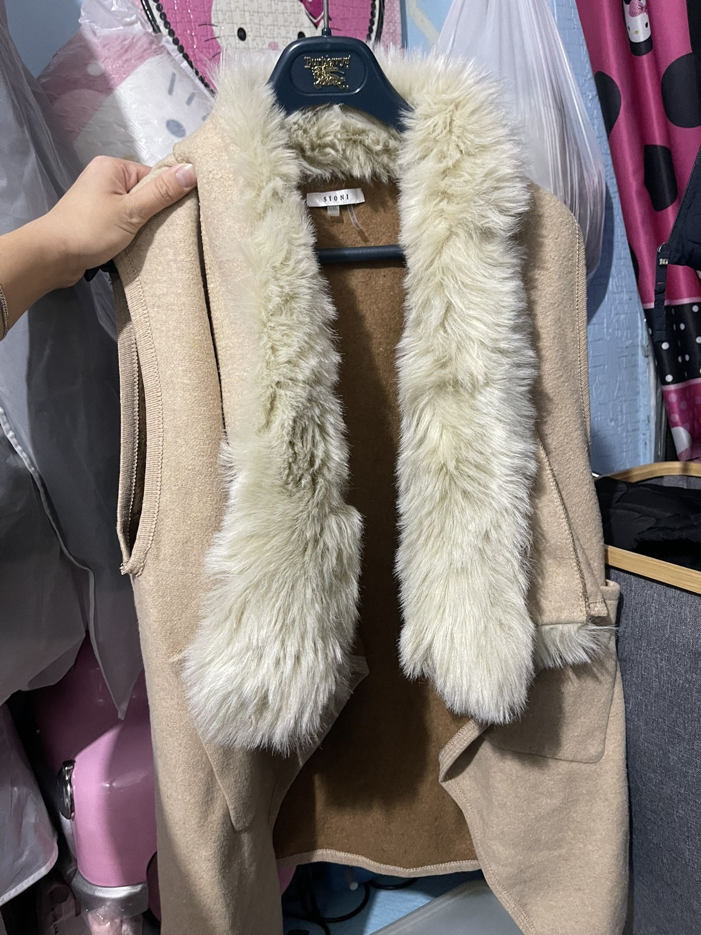 Sioni Faux Fur Vest