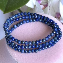 4.5mm Lapis Lazuli Necklace Or Bracelets