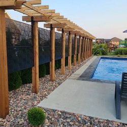 Fence Privacy Panel, Decorative Metal Yard/Wall Art